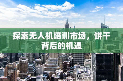探索无人机培训市场，饼干背后的机遇