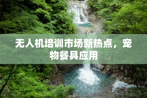 无人机培训市场新热点，宠物餐具应用