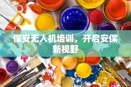 保安无人机培训，开启安保新视野