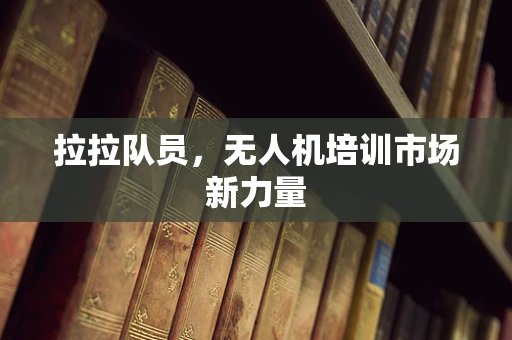 拉拉队员，无人机培训市场新力量