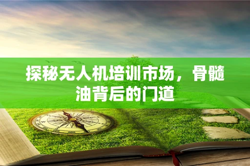 探秘无人机培训市场，骨髓油背后的门道