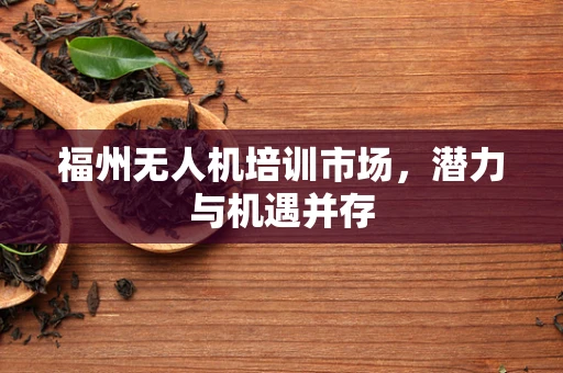 福州无人机培训市场，潜力与机遇并存