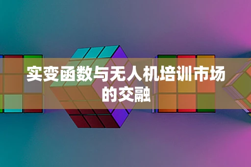 实变函数与无人机培训市场的交融