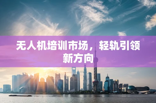 无人机培训市场，轻轨引领新方向