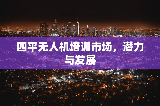 四平无人机培训市场，潜力与发展