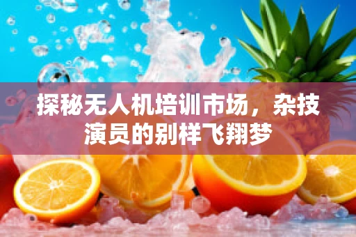探秘无人机培训市场，杂技演员的别样飞翔梦