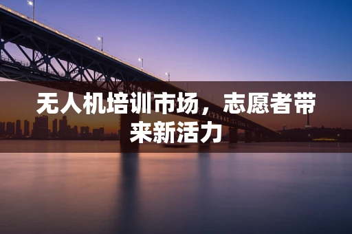 无人机培训市场，志愿者带来新活力