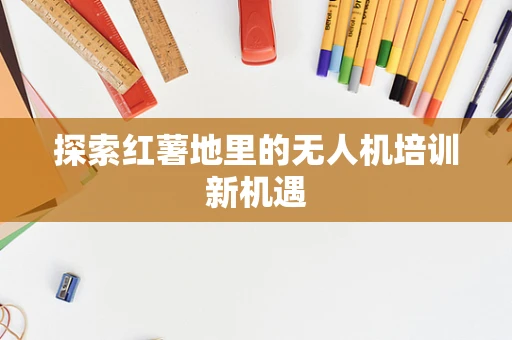 探索红薯地里的无人机培训新机遇