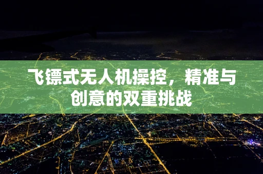 飞镖式无人机操控，精准与创意的双重挑战