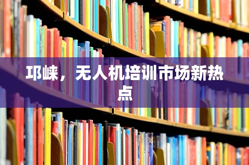 邛崃，无人机培训市场新热点