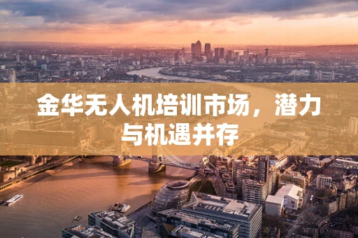 金华无人机培训市场，潜力与机遇并存