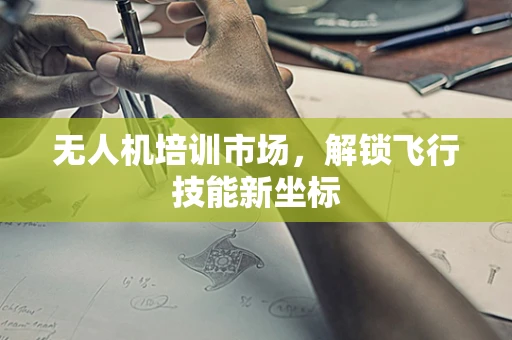 无人机培训市场，解锁飞行技能新坐标