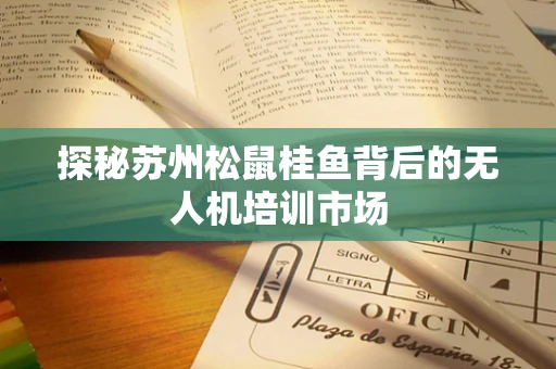 探秘苏州松鼠桂鱼背后的无人机培训市场