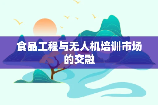 食品工程与无人机培训市场的交融