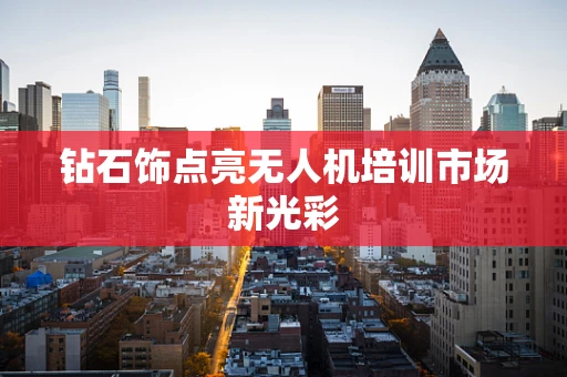 钻石饰点亮无人机培训市场新光彩