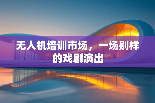 无人机培训市场，一场别样的戏剧演出