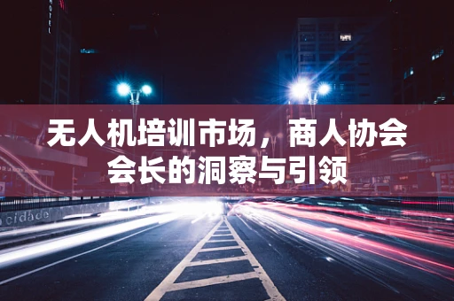 无人机培训市场，商人协会会长的洞察与引领