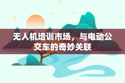 无人机培训市场，与电动公交车的奇妙关联