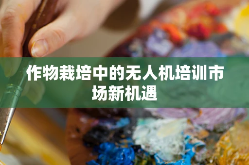 作物栽培中的无人机培训市场新机遇