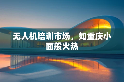 无人机培训市场，如重庆小面般火热