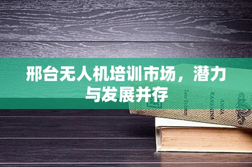 邢台无人机培训市场，潜力与发展并存