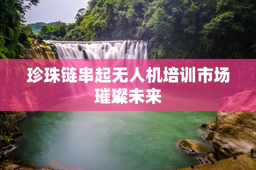 珍珠链串起无人机培训市场璀璨未来