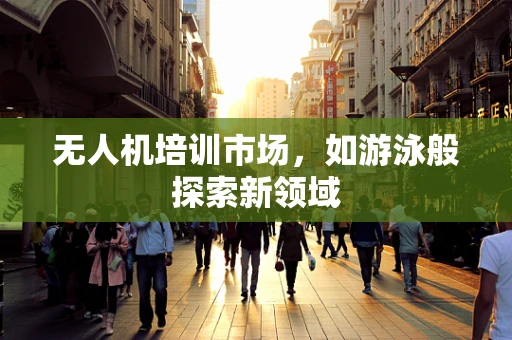 无人机培训市场，如游泳般探索新领域