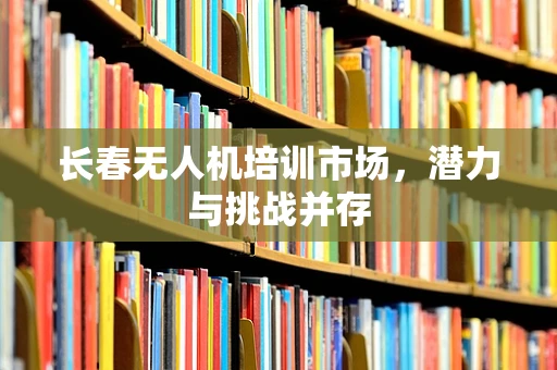 长春无人机培训市场，潜力与挑战并存