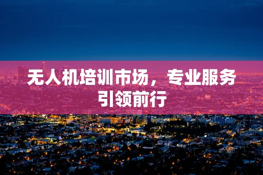 无人机培训市场，专业服务引领前行