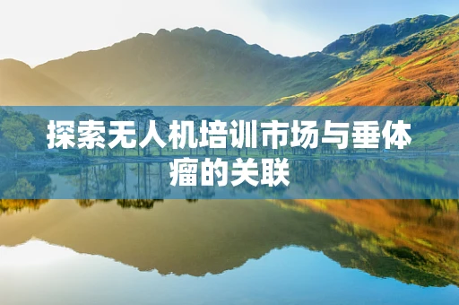 探索无人机培训市场与垂体瘤的关联