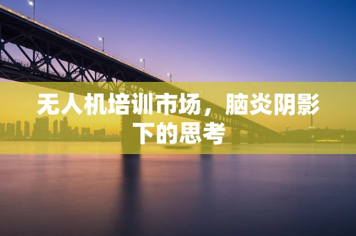 无人机培训市场，脑炎阴影下的思考