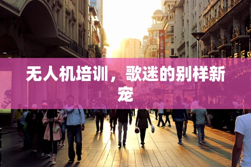 无人机培训，歌迷的别样新宠