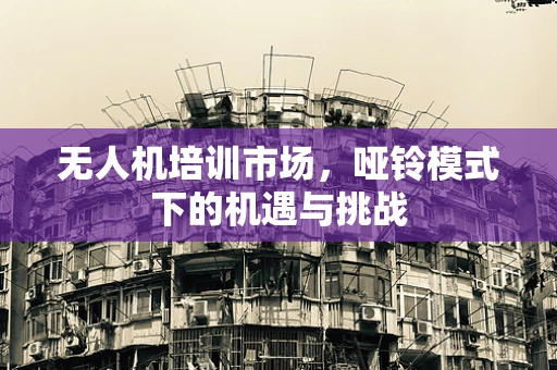 无人机培训市场，哑铃模式下的机遇与挑战