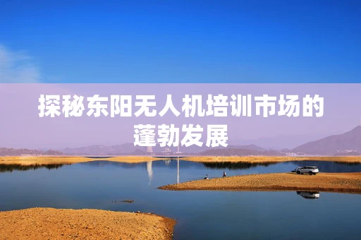 探秘东阳无人机培训市场的蓬勃发展