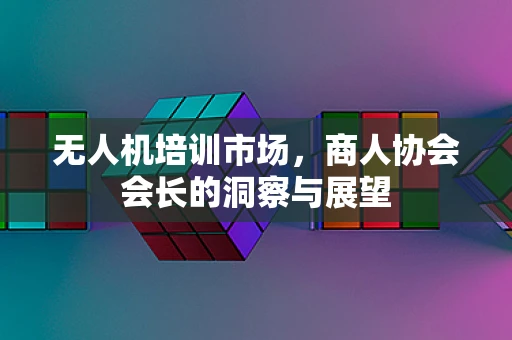 无人机培训市场，商人协会会长的洞察与展望