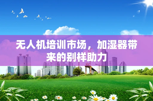 无人机培训市场，加湿器带来的别样助力