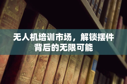 无人机培训市场，解锁摆件背后的无限可能