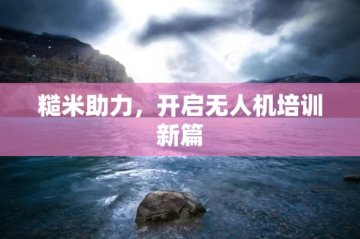 糙米助力，开启无人机培训新篇