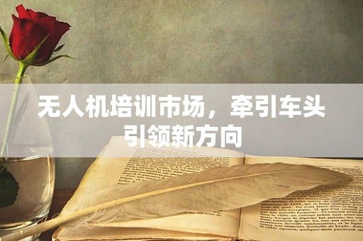 无人机培训市场，牵引车头引领新方向
