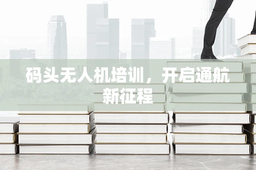码头无人机培训，开启通航新征程
