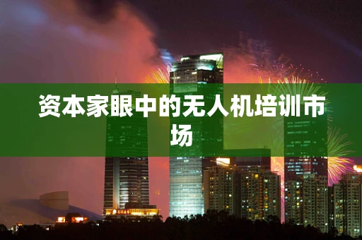 资本家眼中的无人机培训市场