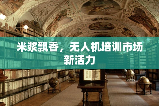 米浆飘香，无人机培训市场新活力