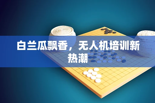 白兰瓜飘香，无人机培训新热潮