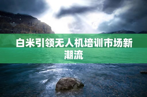 白米引领无人机培训市场新潮流