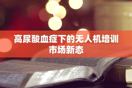 高尿酸血症下的无人机培训市场新态