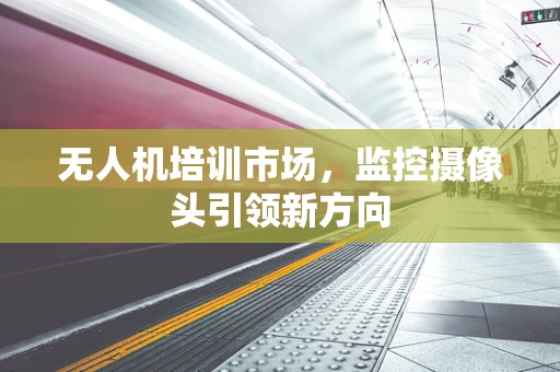 无人机培训市场，监控摄像头引领新方向