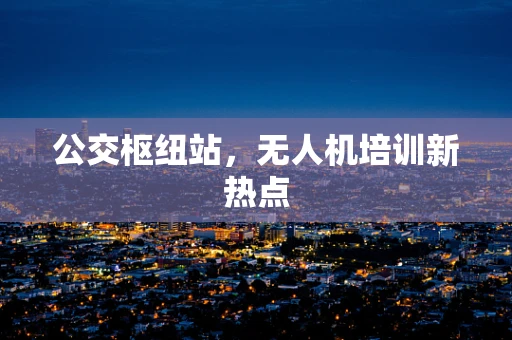 公交枢纽站，无人机培训新热点