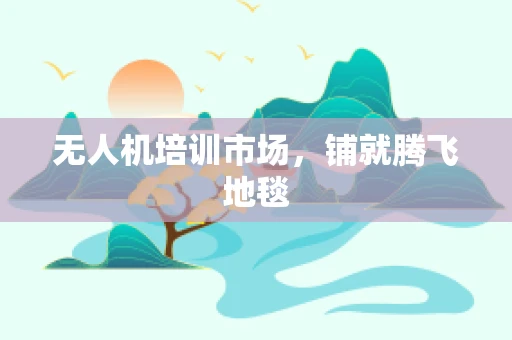 无人机培训市场，铺就腾飞地毯