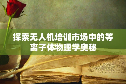 探索无人机培训市场中的等离子体物理学奥秘
