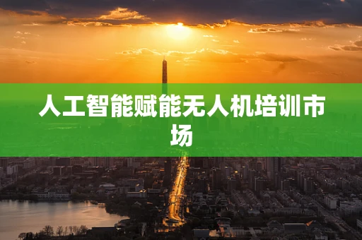 人工智能赋能无人机培训市场